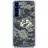 NHL Nashville Predators Camo Galaxy S25 Clear Case